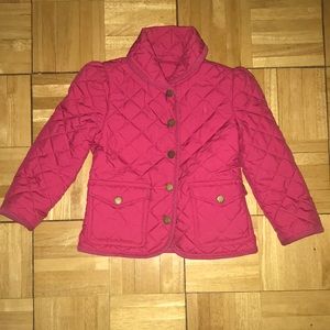 Vibrant pink quilted Ralph Lauren jacket